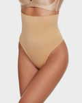 Seamless High-Waisted Shaper Thong Panty