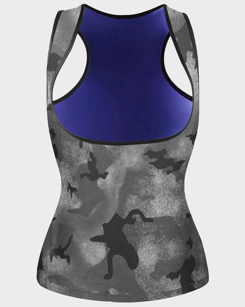 Sweat Shaper Women's Premium Workout Tank Top Slimming Polymer Sauna Vest