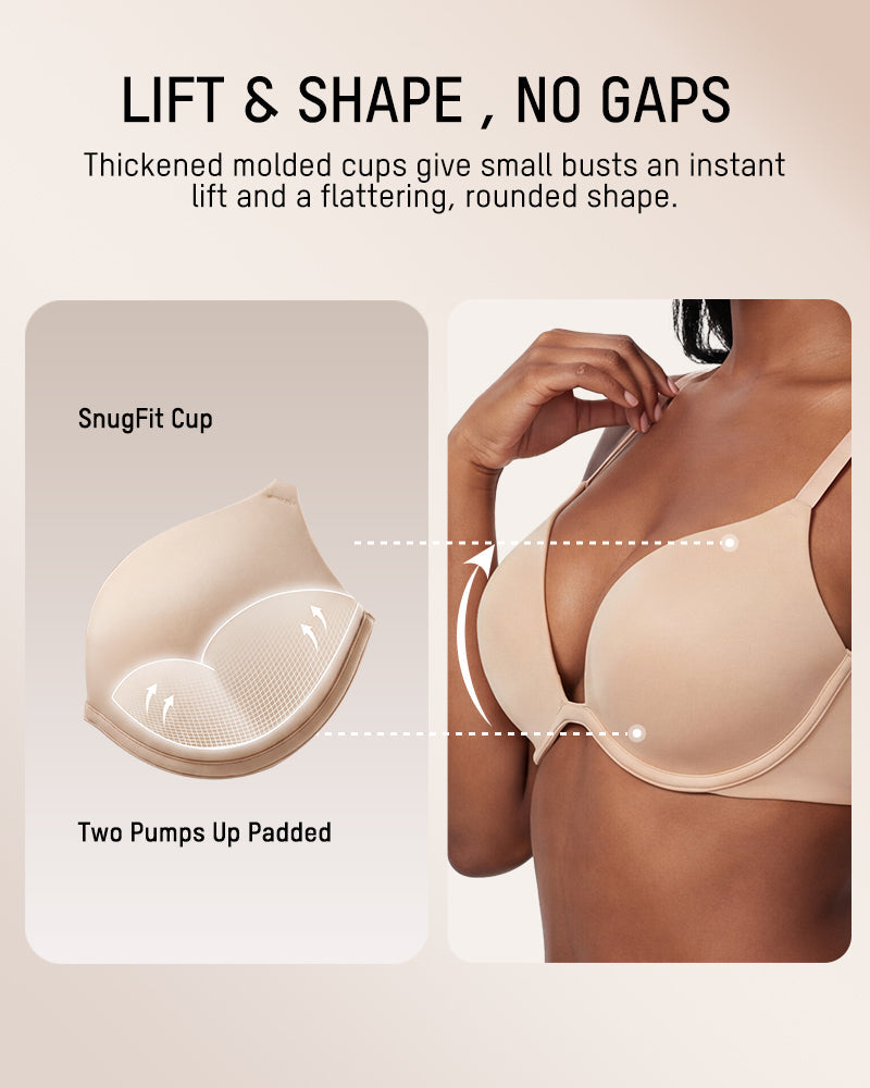 Deep V Push-Up T-Shirt Bra