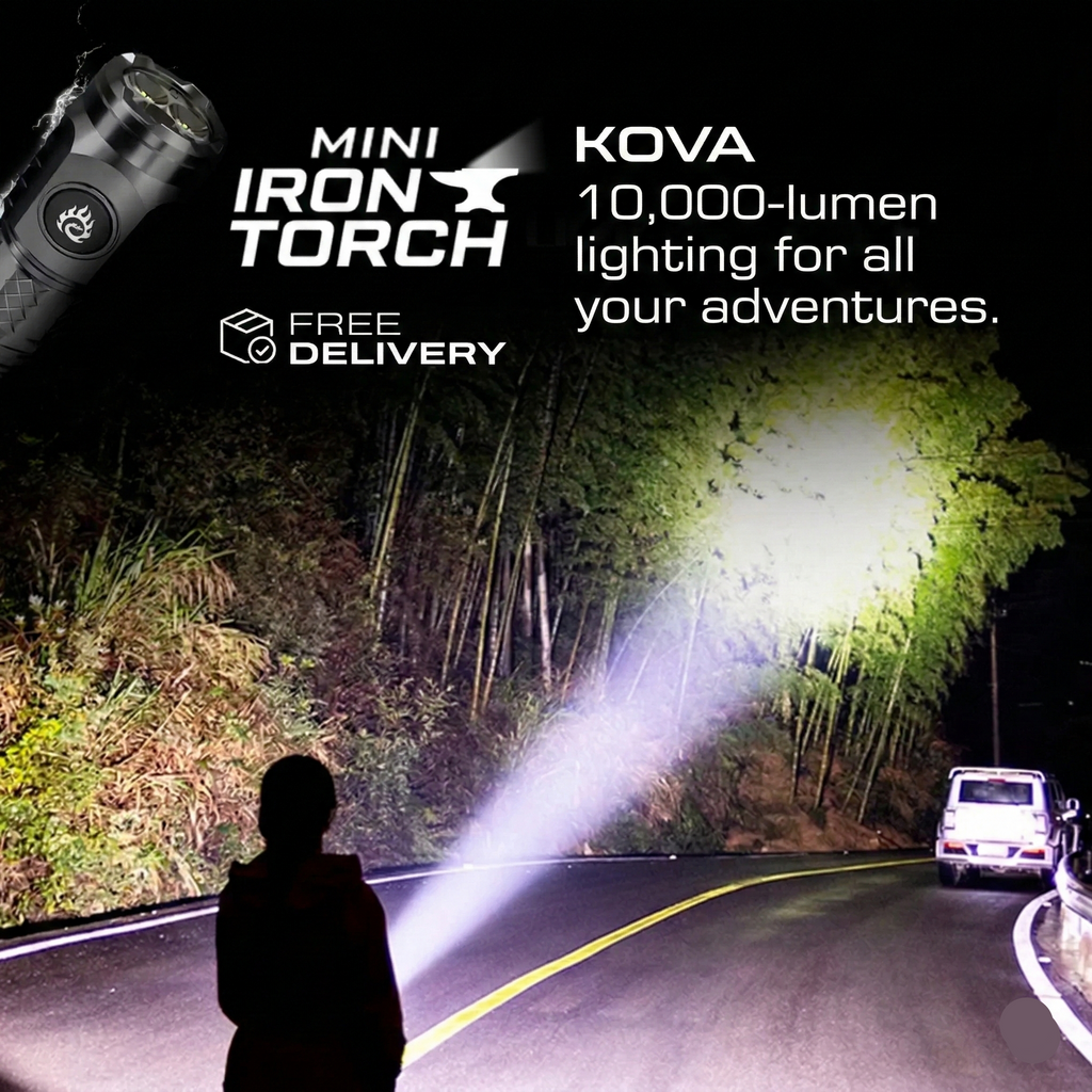 Mini IronTorch - Ultra-Bright Mini Tactical Torch | Indestructible & Portable
