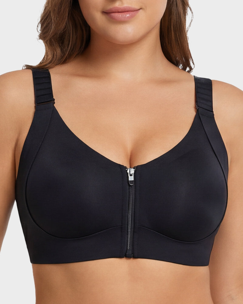 Piano Clasp™ Zip-Front Wireless Bra