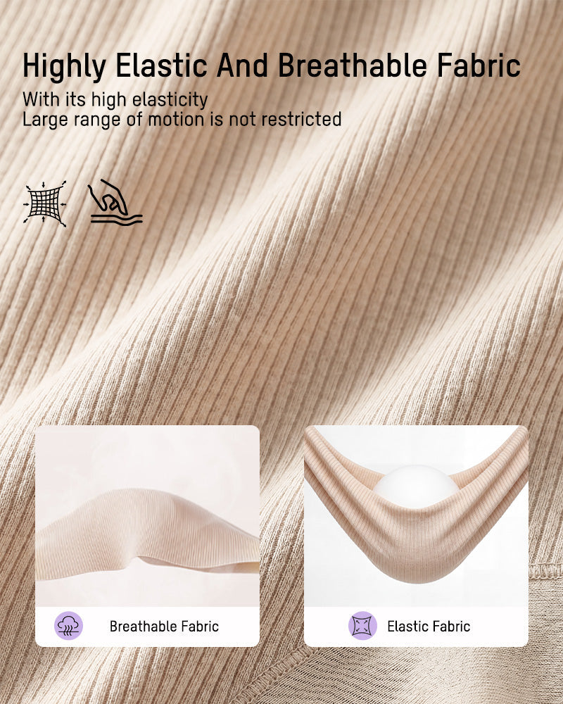 Ribbed Low-Rise Seamless Thong(10 Pack)
