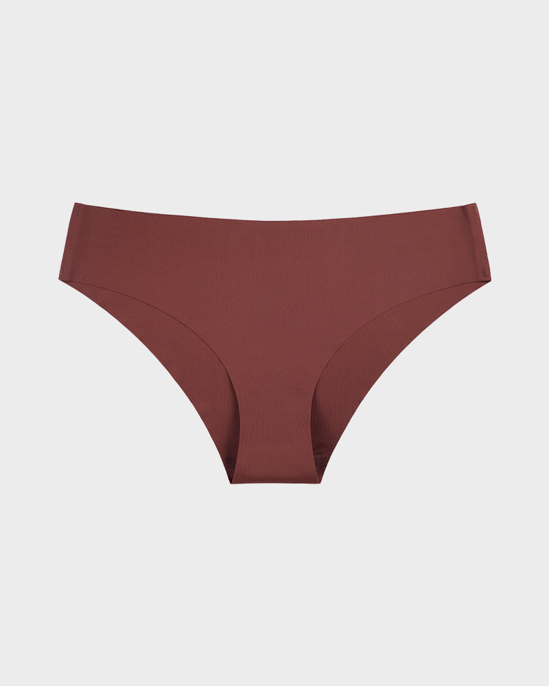 Seamless Ice-Silk Low-Rise Panties for Women (5 Pack)
